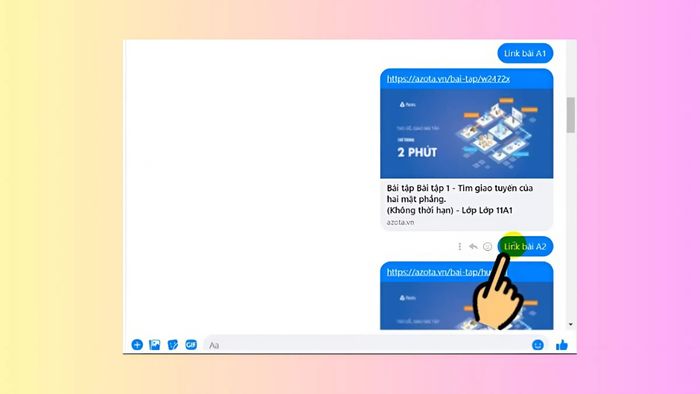 Hướng dẫn nộp bài Azota trên máy tính - bước đầu tiên