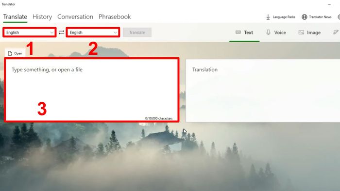 Cách chuyển ngữ từ tiếng Anh sang tiếng Việt trên máy tính bằng Microsoft Translator - bước 3