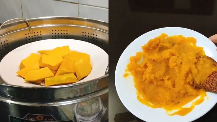 Hướng dẫn thực hiện mứt bí đỏ dẻo dừa sấy - Bước 2