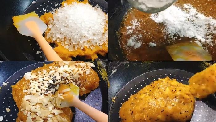 Hướng dẫn thực hiện mứt bí đỏ dẻo dừa sấy - Bước 3