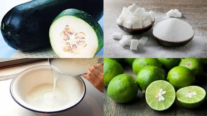 Nguyên liệu để làm mứt bí đao không cần phèn chua