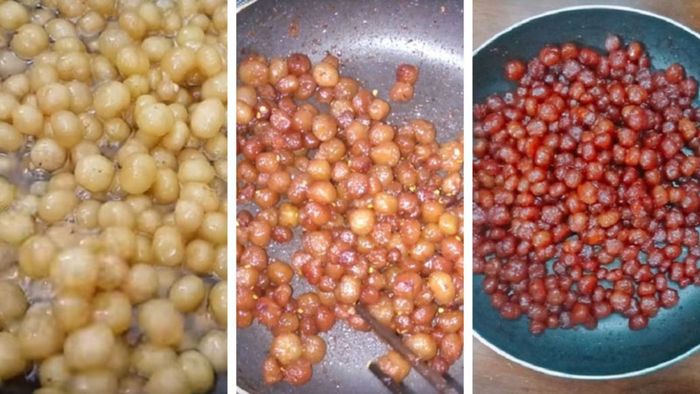 Hướng dẫn làm mứt chùm ruột ngào ớt cay – Bước 3