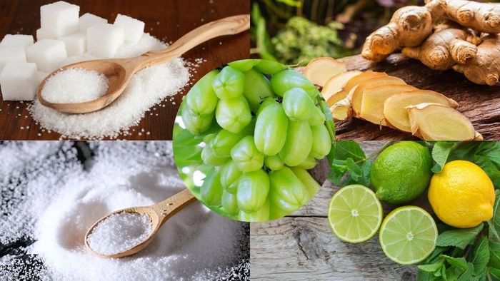 Nguyên liệu cần chuẩn bị khi làm mứt