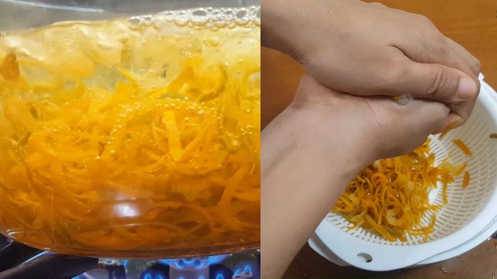 Hướng dẫn làm mứt tắc xắt sợi - Bước 3
