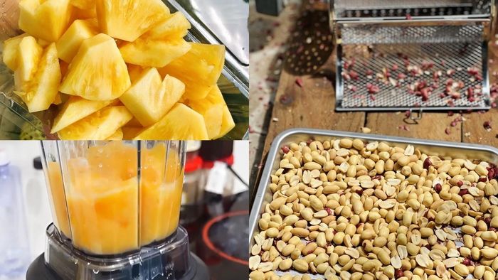 Hướng dẫn thực hiện mứt thơm đậu phộng ở bước 1