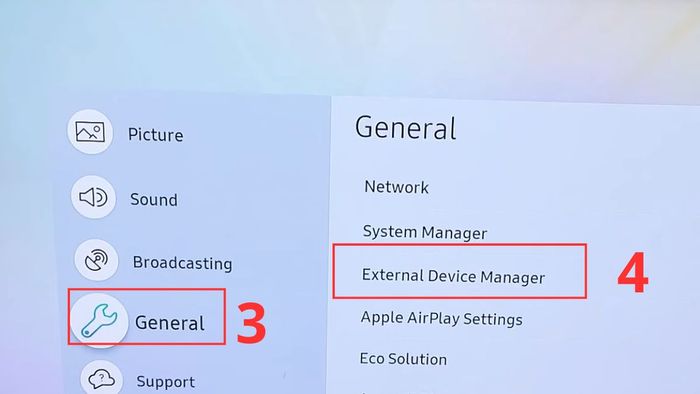 Cách mở HDMI trên tivi Samsung từ 2017 – bước 3