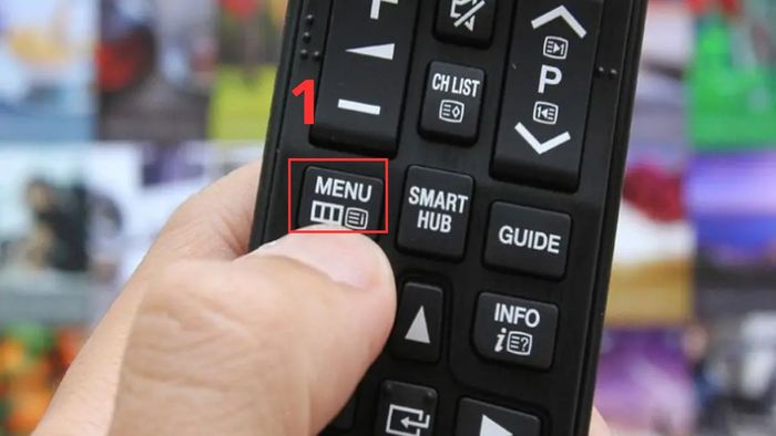 Cách mở HDMI trên tivi Samsung 2015 – bước 1