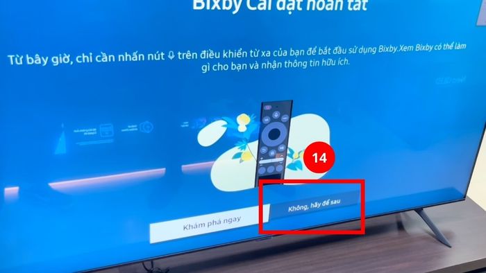 Hướng dẫn sử dụng remote Samsung để tìm kiếm bằng giọng nói – Bước 3 còn lại