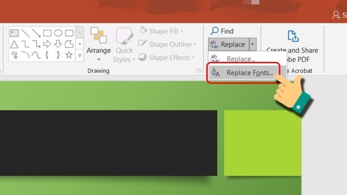 khắc phục lỗi font chữ không đồng bộ - bước 2