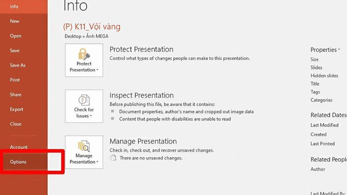 Cách khắc phục lỗi font chữ trong PowerPoint khi tải về - Bước 1