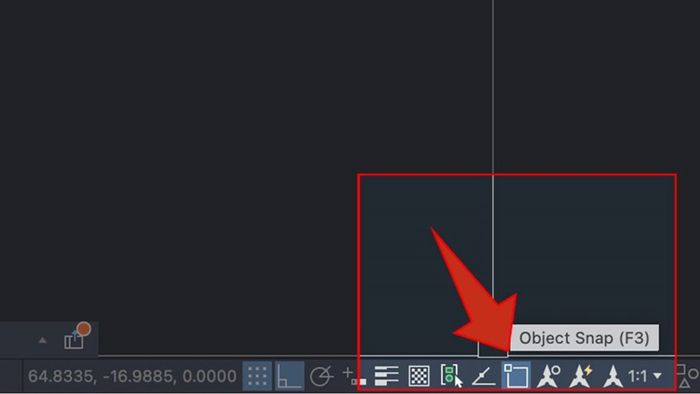 Hướng dẫn sử dụng lệnh chỉnh bắt điểm trong CAD, bước 2