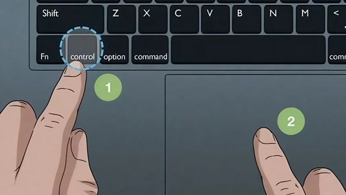 Các thao tác cơ bản với chuột phải trên MacBook