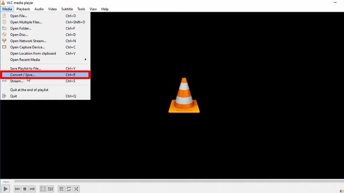 Hướng dẫn chuyển MOV sang MP4 bằng VLC Media Player - Bước 1
