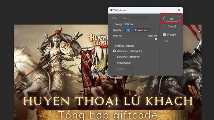 Hướng dẫn chuyển đổi PNG sang JPG bằng Photoshop - Bước 2