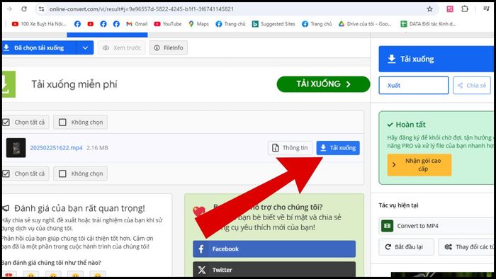 Hướng dẫn chuyển đổi video sang MP4 bằng Video.online-convert - bước 3