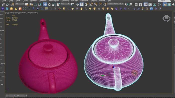 Bí quyết và phương pháp giảm lưới hiệu quả trong 3dsMax