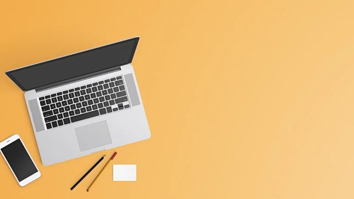 Hình nền PowerPoint về tin học với thiết kế thiết bị đẹp mắt