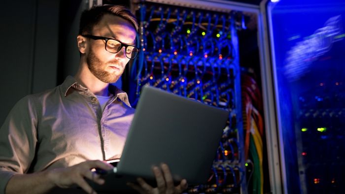 Hình nền thể hiện các nhà khoa học