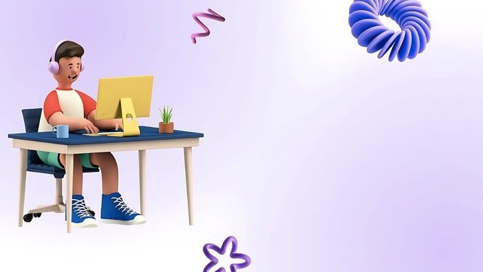 hình nền powerpoint 3d chủ đề học tập 4K