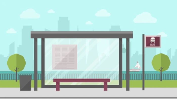 Mẫu nền PowerPoint về giao thông công cộng độ phân giải 4K