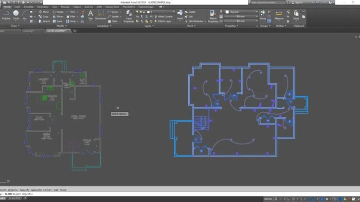 Hướng dẫn sử dụng lệnh AL trong CAD bước 2