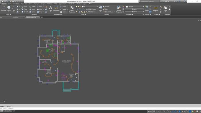 Hướng dẫn sử dụng lệnh AL trong CAD bước 4