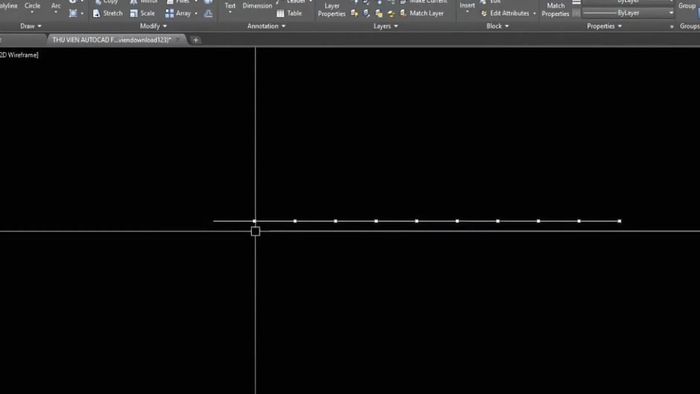 Lệnh chia đoạn thẳng trong CAD là gì?