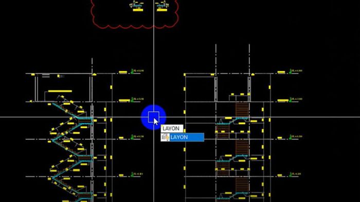 Cách sử dụng lệnh Layiso để ẩn/hiện layer trong AutoCAD - bước 3