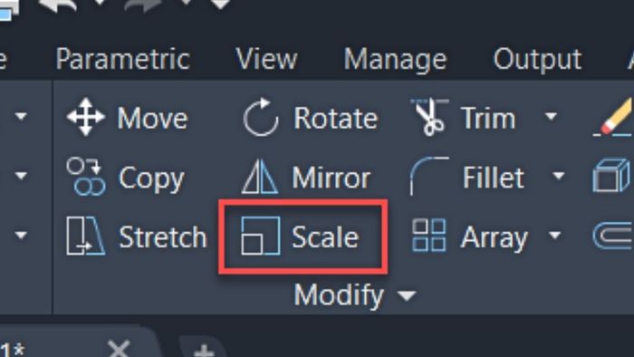 Đối tượng không thể Scale