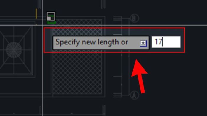 Thực hiện lệnh Scale trong CAD với tham số Reference ở bước thứ ba
