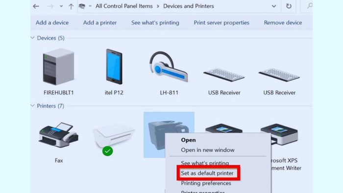 Cài đặt lại driver máy in để khắc phục sự cố máy in Brother không in được.