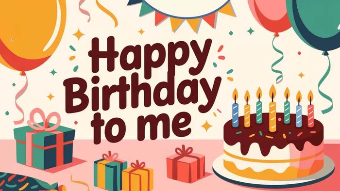 Lời chúc sinh nhật tiếng Anh ngắn gọn dành cho chính mình