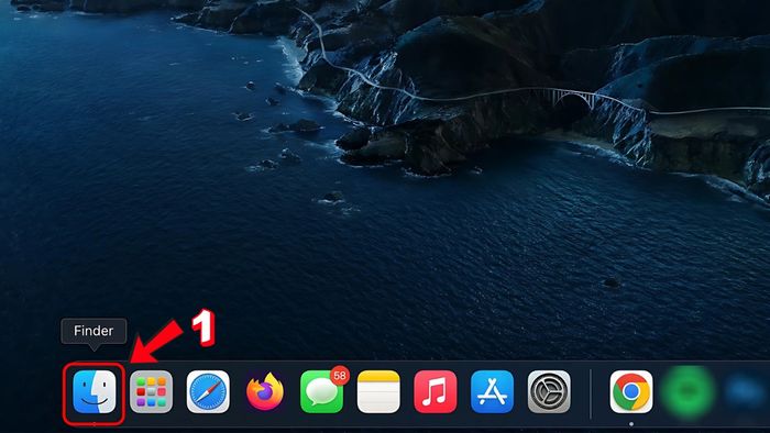 cách mở Terminal trên Mac bằng Finder - bước 1