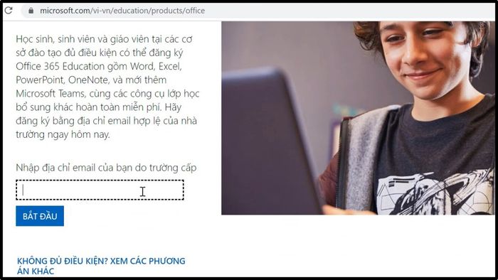 Hướng dẫn chi tiết cách đăng ký 1TB OneDrive miễn phí trọn đời - bước 1