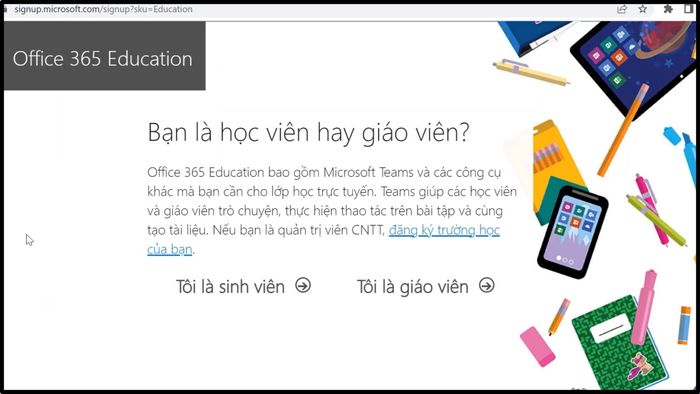 Hướng dẫn đăng ký 1TB OneDrive miễn phí trọn đời - bước 2
