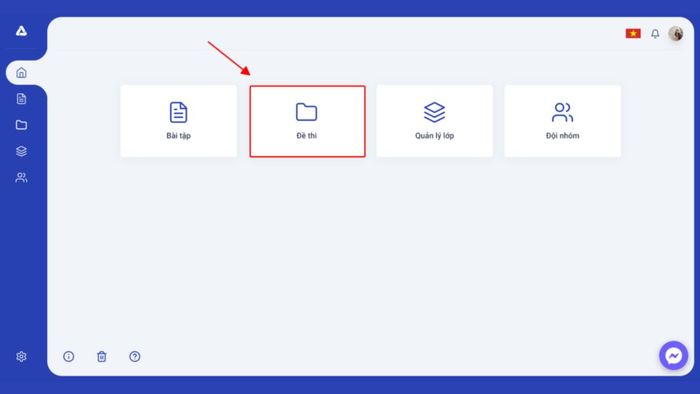 Hướng dẫn tạo đề thi trên Azota từ file Word/PDF - bước đầu tiên