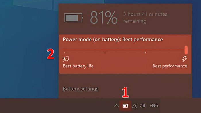 Chọn chế độ nguồn điện hiệu năng cao để tối ưu Windows 10