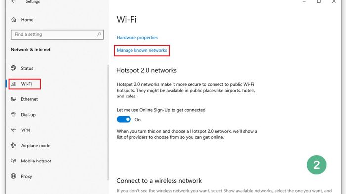 Cấu hình kết nối WiFi để vô hiệu hóa cập nhật Windows 10 vĩnh viễn