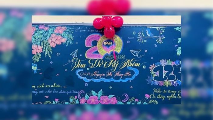 Trang trí bảng 20/11 với những ý tưởng sáng tạo mới mẻ