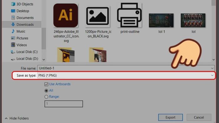 Hướng dẫn xuất file in ấn từ Illustrator sang PNG - Phần thứ hai