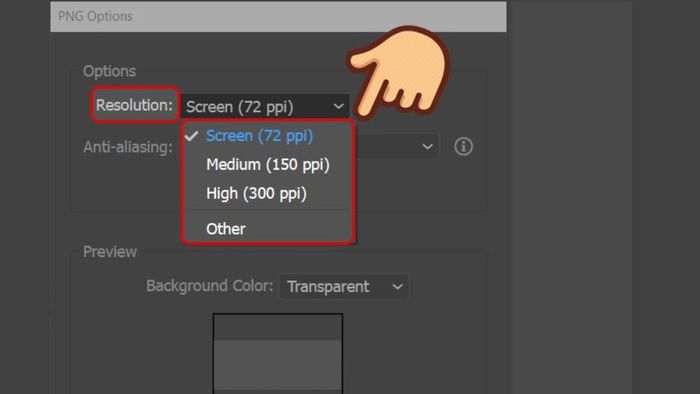 Quy trình xuất file in ấn trong Illustrator dưới dạng PNG - Giai đoạn bốn