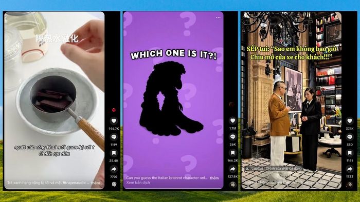 Nhiều video được thêm chữ chia sẻ rộng rãi trên Tiktok