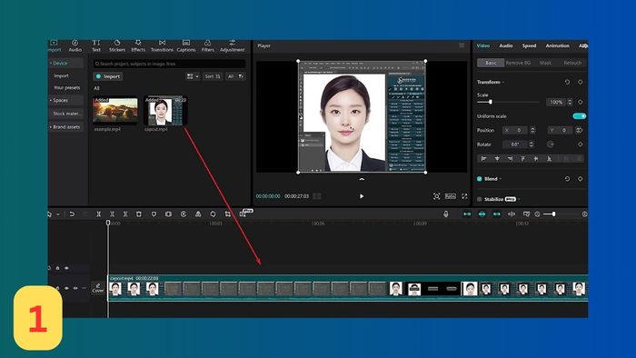 Khởi tạo dự án và nhập video