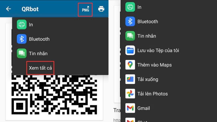 Cách tạo mã QR cho hình ảnh trên điện thoại