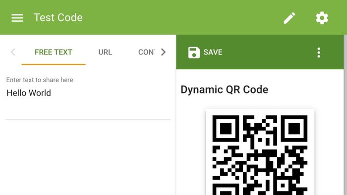 Ứng dụng QR Code Generator