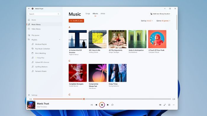 Phần mềm hỗ trợ xem đĩa CD/DVD trên laptop Windows Media Player