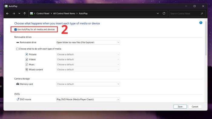 Cách kích hoạt AutoPlay khi laptop không tự nhận đĩa