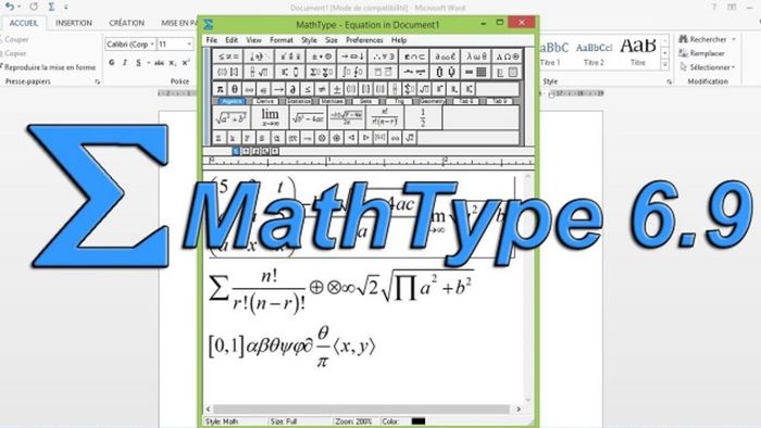 Cập nhật MathType và bộ gõ lên phiên bản mới nhất
