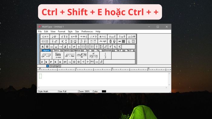Cách khắc phục lỗi MathType không gõ được