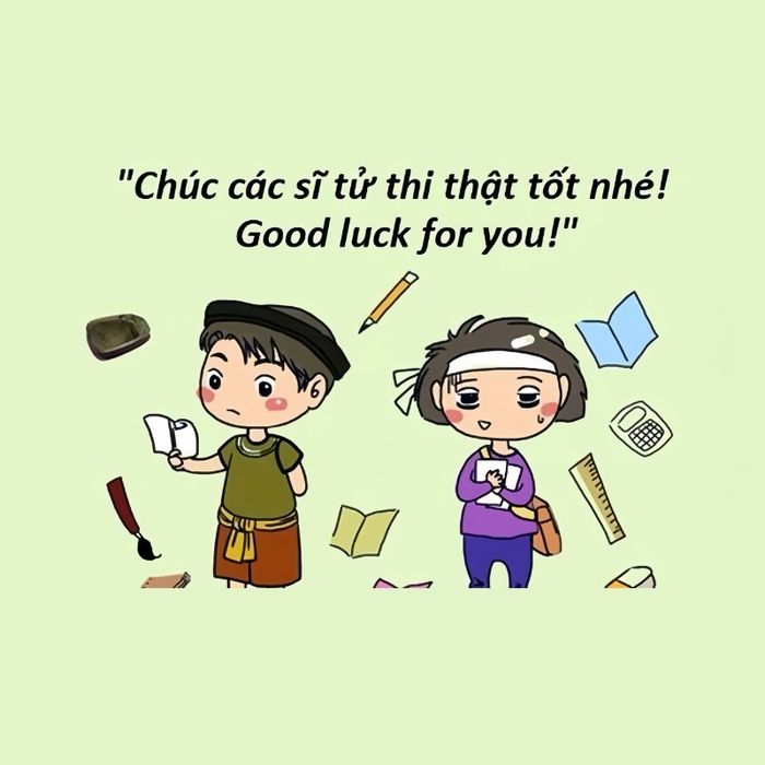 Meme tiếp thêm sức mạnh tinh thần cho sĩ tử